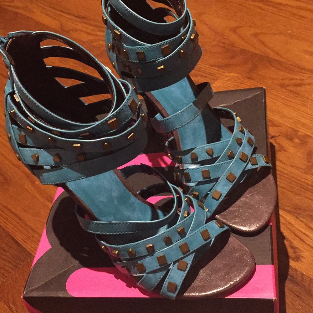 Michael Antonia Studded Strappy Sandals - Picture 3 of 4